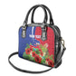 Personalized Afro-Haitians Tropical Shoulder Handbag Fleur-De-Lis Veves Motif - African Pride