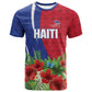 Personalized Afro-Haitians Tropical T shirt Fleur-De-Lis Veves Motif LT18