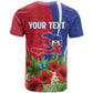 Personalized Afro-Haitians Tropical T shirt Fleur-De-Lis Veves Motif LT18