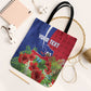 Personalized Afro-Haitians Tropical Tote Bag Fleur-De-Lis Veves Motif - African Pride