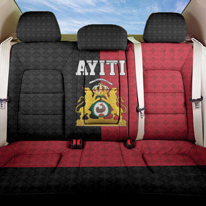 Afro-Haitians Empire of Haiti 1804-1806 Back Car Seat Cover Fleur-De-Lis Veves Motif - African Pride