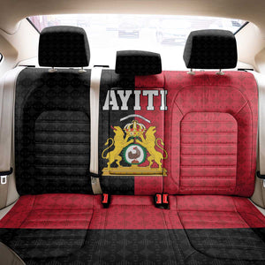 Afro-Haitians Empire of Haiti 1804-1806 Back Car Seat Cover Fleur-De-Lis Veves Motif - African Pride