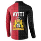 Afro-Haitians Empire of Haiti 1804-1806 Button Sweatshirt Fleur-De-Lis Veves Motif