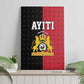 Afro-Haitians Empire of Haiti 1804-1806 Canvas Wall Art Fleur-De-Lis Veves Motif - African Pride