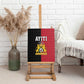 Afro-Haitians Empire of Haiti 1804-1806 Canvas Wall Art Fleur-De-Lis Veves Motif - African Pride