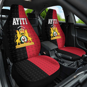 Afro-Haitians Empire of Haiti 1804-1806 Car Seat Cover Fleur-De-Lis Veves Motif - African Pride