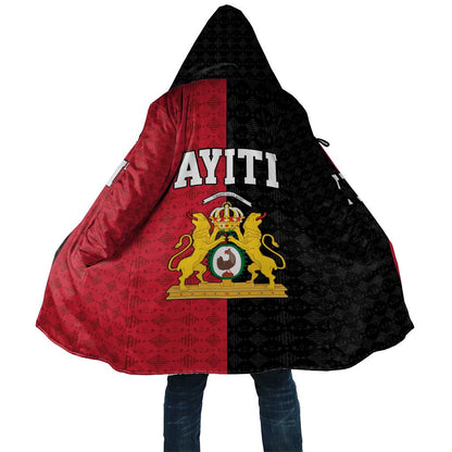 Afro-Haitians Empire of Haiti 1804-1806 Cloak Fleur-De-Lis Veves Motif - African Pride