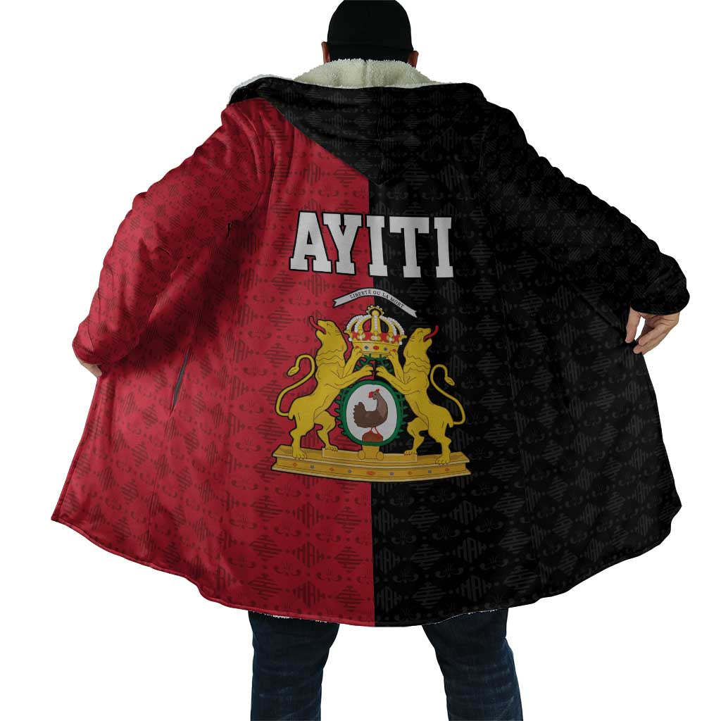 Afro-Haitians Empire of Haiti 1804-1806 Cloak Fleur-De-Lis Veves Motif - African Pride