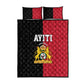 Afro-Haitians Empire of Haiti 1804-1806 Quilt Bed Set Fleur-De-Lis Veves Motif - African Pride