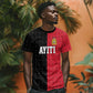 Afro-Haitians Empire of Haiti 1804-1806 T shirt Fleur-De-Lis Veves Motif LT18