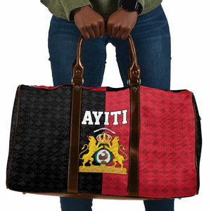 Afro-Haitians Empire of Haiti 1804-1806 Travel Bag Fleur-De-Lis Veves Motif - African Pride