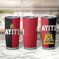 Afro-Haitians Empire of Haiti 1804-1806 Tumbler Cup Fleur-De-Lis Veves Motif - African Pride