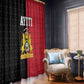 Afro-Haitians Empire of Haiti 1804-1806 Window Curtain Fleur-De-Lis Veves Motif - African Pride