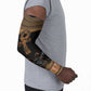 Winged Egypt Cats Arm Sleeves Hieroglyphs Alphabet Pattern