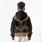 Winged Egypt Cats Kid Hoodie Hieroglyphs Alphabet Pattern