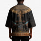 Winged Egypt Cats Kimono Hieroglyphs Alphabet Pattern