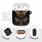 Ancient Egypt Scarab Beetle AirPods Case Hieroglyphs Alphabet Pattern