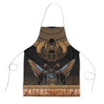 Ancient Egypt Scarab Beetle Apron Hieroglyphs Alphabet Pattern