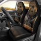 Ancient Egypt Scarab Beetle Car Seat Cover Hieroglyphs Alphabet Pattern