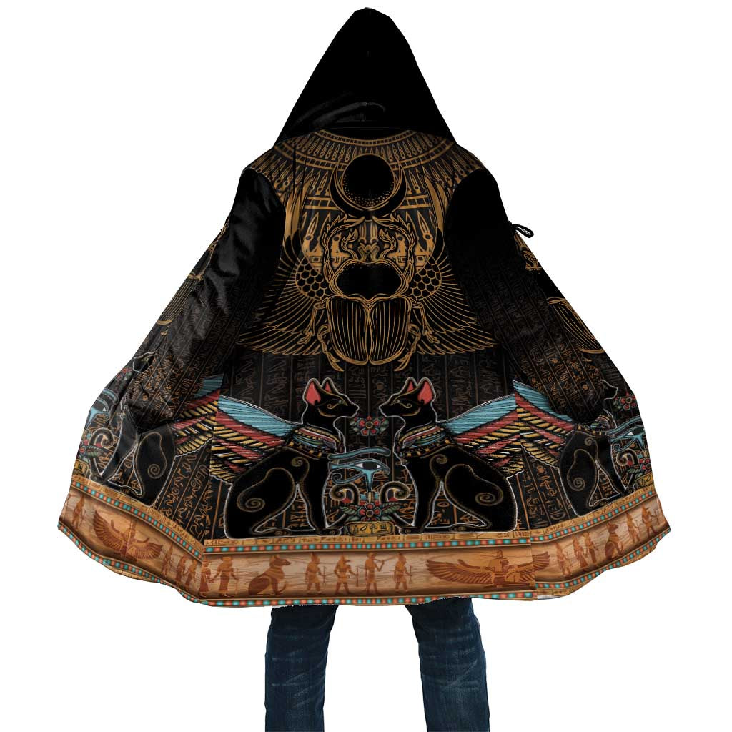 Ancient Egypt Scarab Beetle Cloak Hieroglyphs Alphabet Pattern