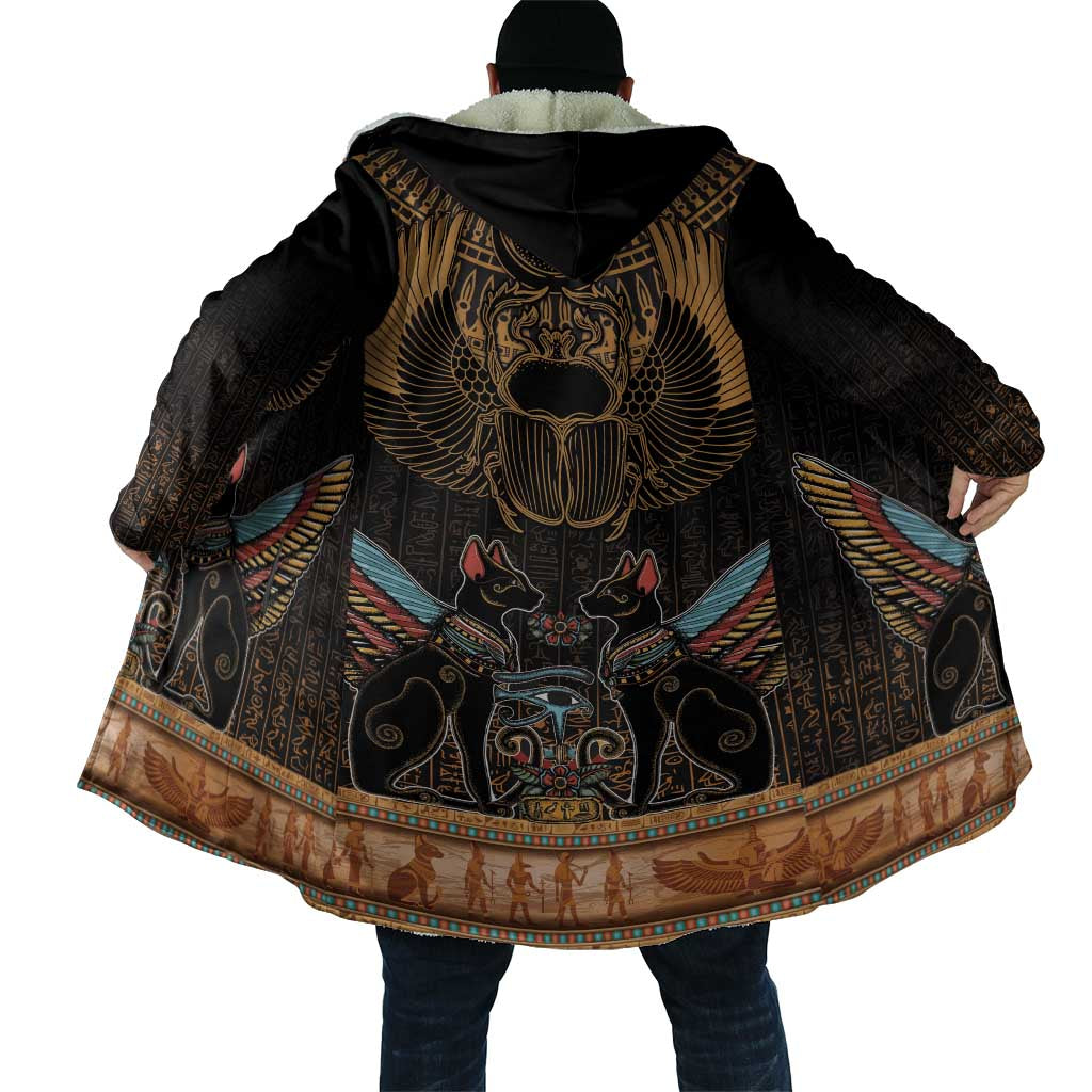 Ancient Egypt Scarab Beetle Cloak Hieroglyphs Alphabet Pattern