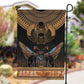 Ancient Egypt Scarab Beetle Garden Flag Hieroglyphs Alphabet Pattern