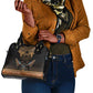Ancient Egypt Scarab Beetle Shoulder Handbag Hieroglyphs Alphabet Pattern