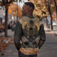 Ancient Egypt Scarab Beetle Sweatshirt Hieroglyphs Alphabet Pattern