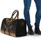 Ancient Egypt Scarab Beetle Travel Bag Hieroglyphs Alphabet Pattern