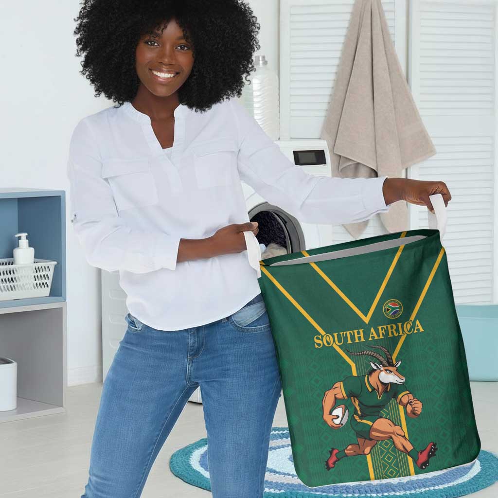 South Africa Rugby Laundry Basket Go Springboks - African Pride