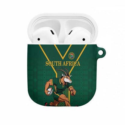 South Africa Rugby AirPods Case Go Springboks - African Pride