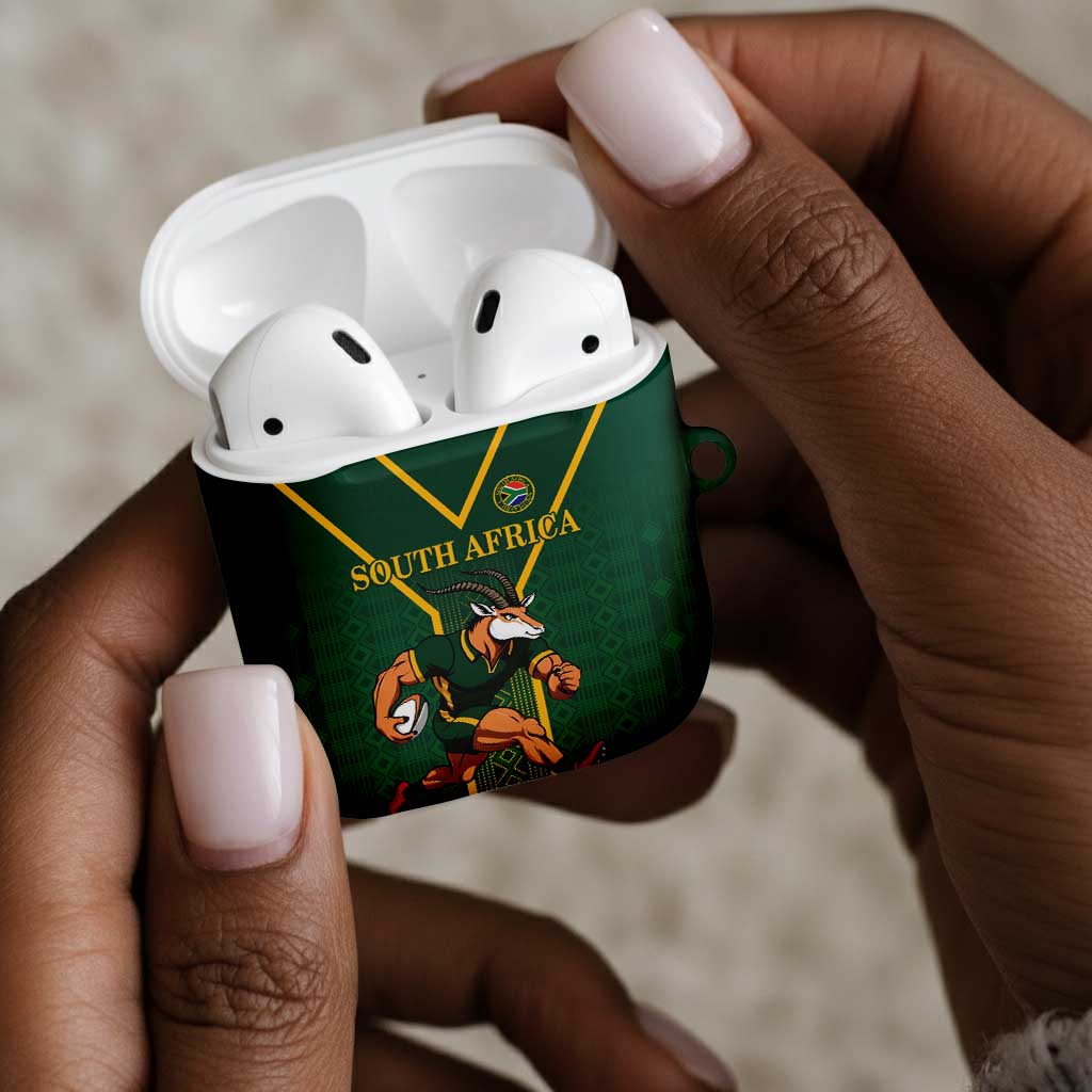 South Africa Rugby AirPods Case Go Springboks - African Pride