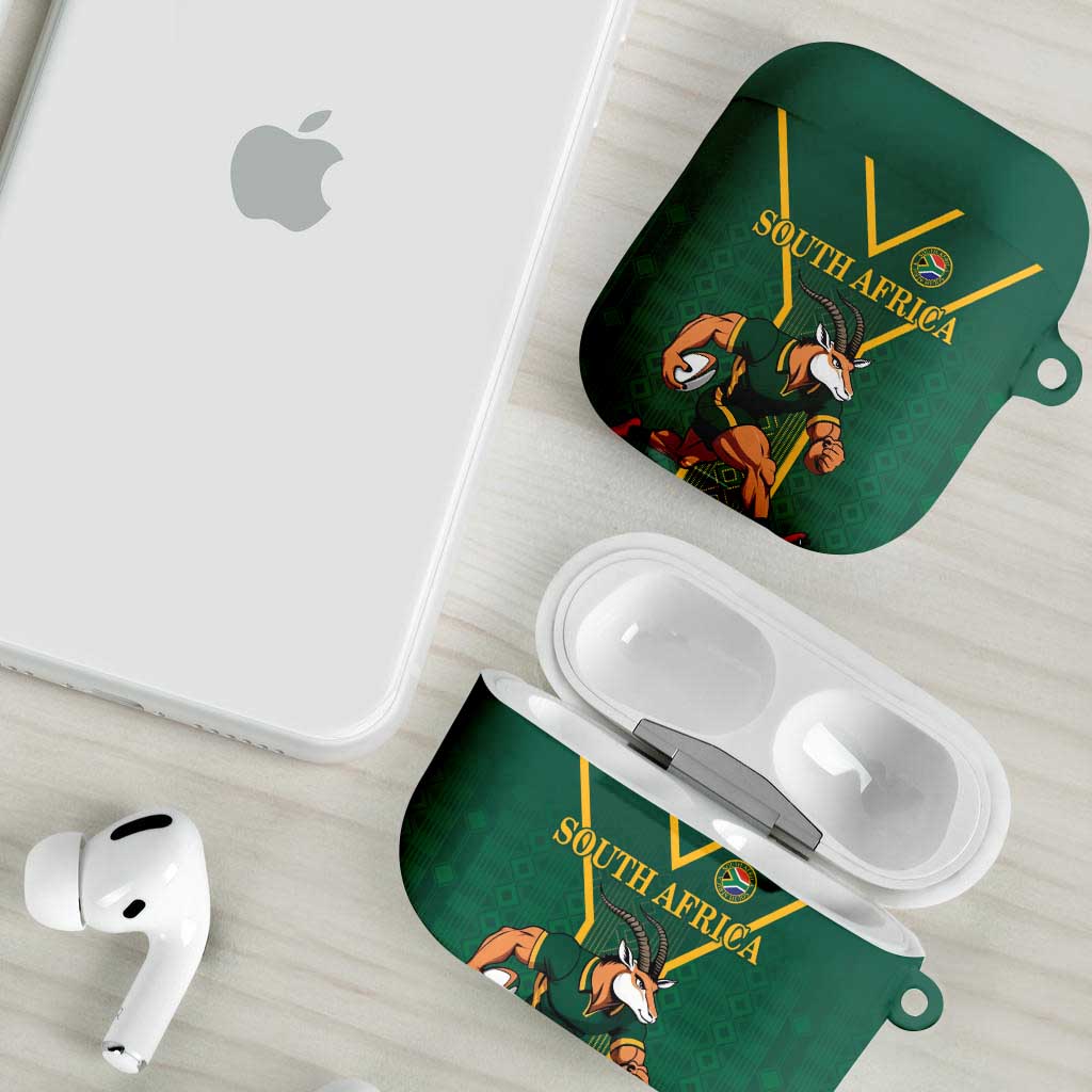 South Africa Rugby AirPods Case Go Springboks - African Pride