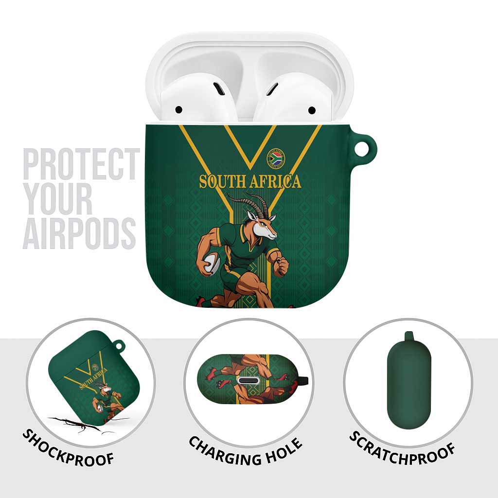 South Africa Rugby AirPods Case Go Springboks - African Pride