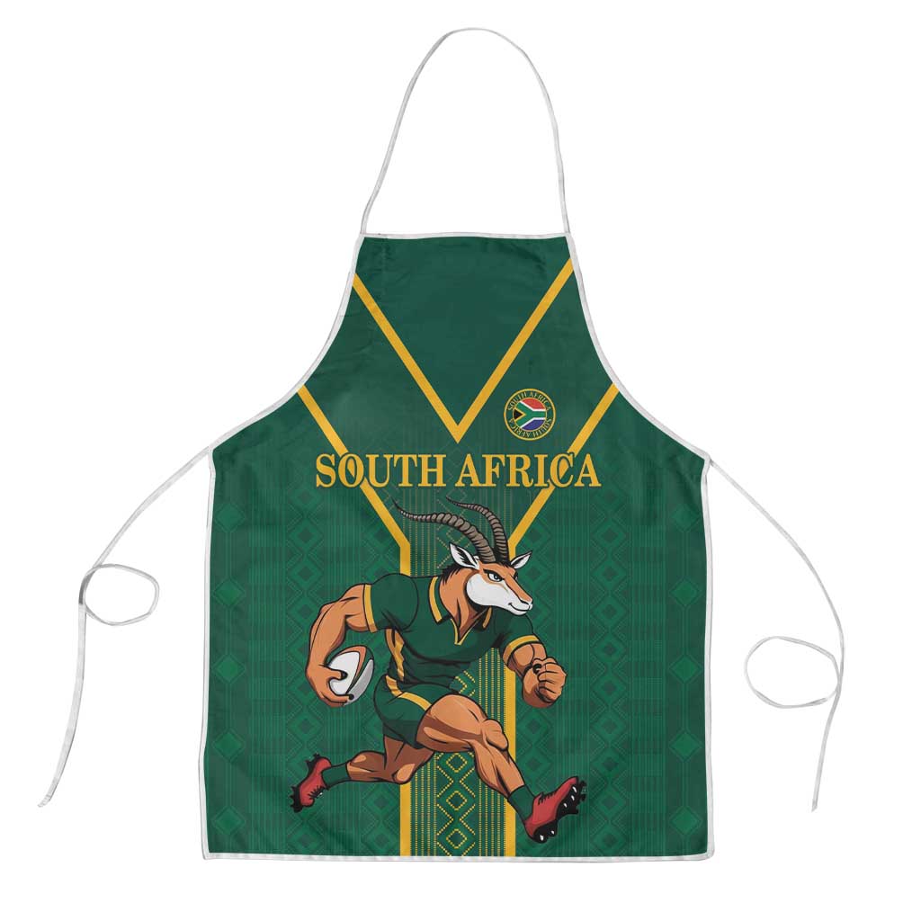 South Africa Rugby Apron Go Springboks - African Pride