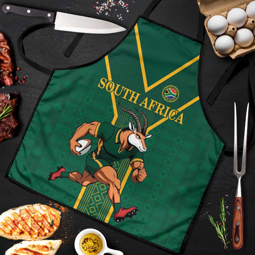 South Africa Rugby Apron Go Springboks - African Pride