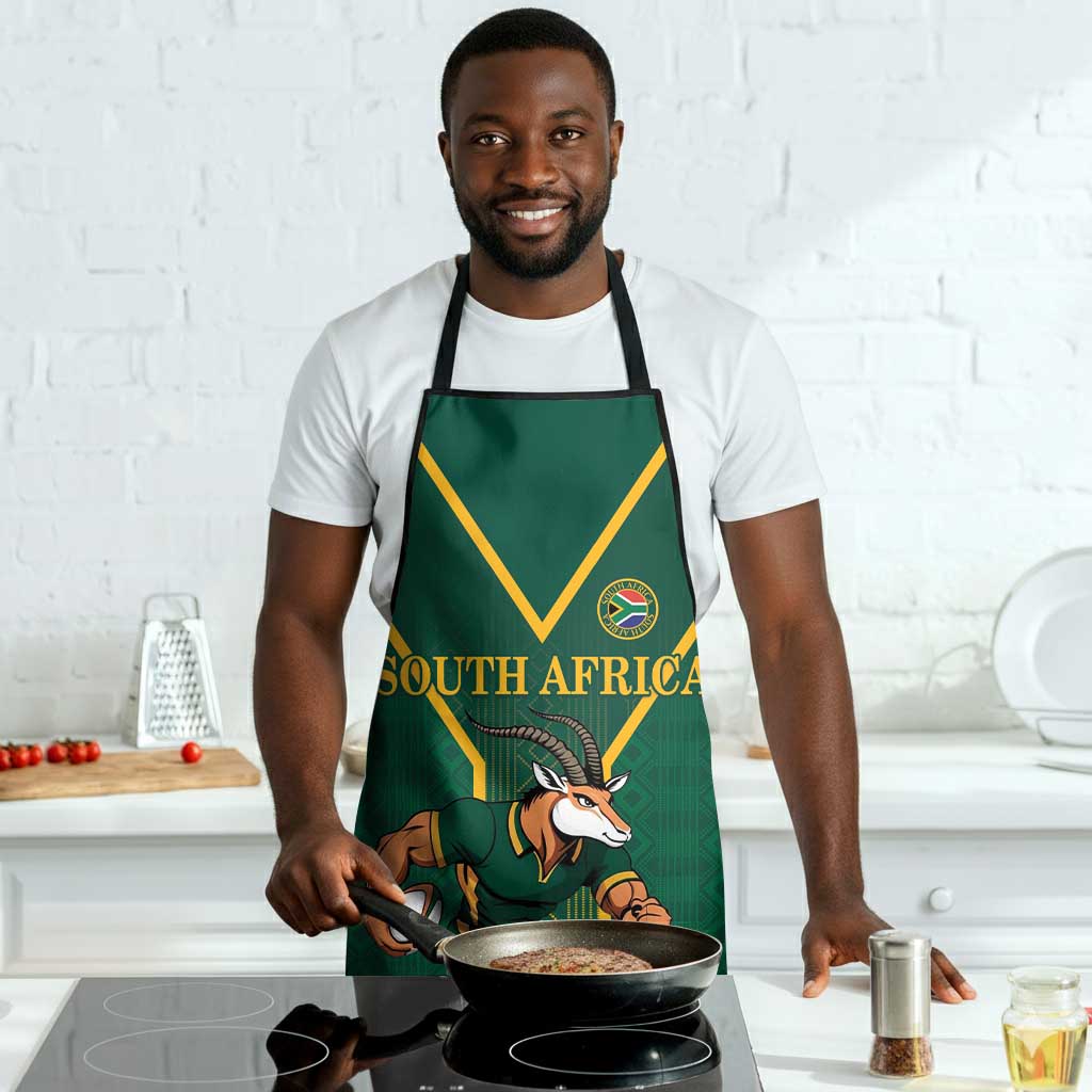 South Africa Rugby Apron Go Springboks - African Pride