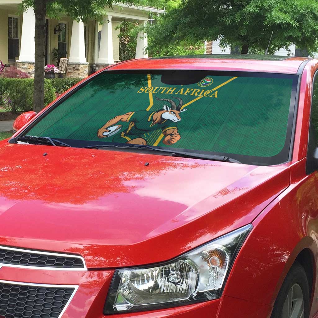 South Africa Rugby Auto Sun Shade Go Springboks - African Pride