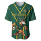 Custom South Africa Rugby Baseball Jersey Go Springboks LT18