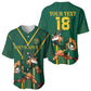 Custom South Africa Rugby Baseball Jersey Go Springboks LT18