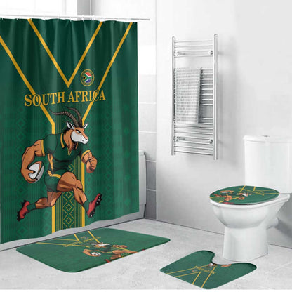 South Africa Rugby Bathroom Set Go Springboks - African Pride