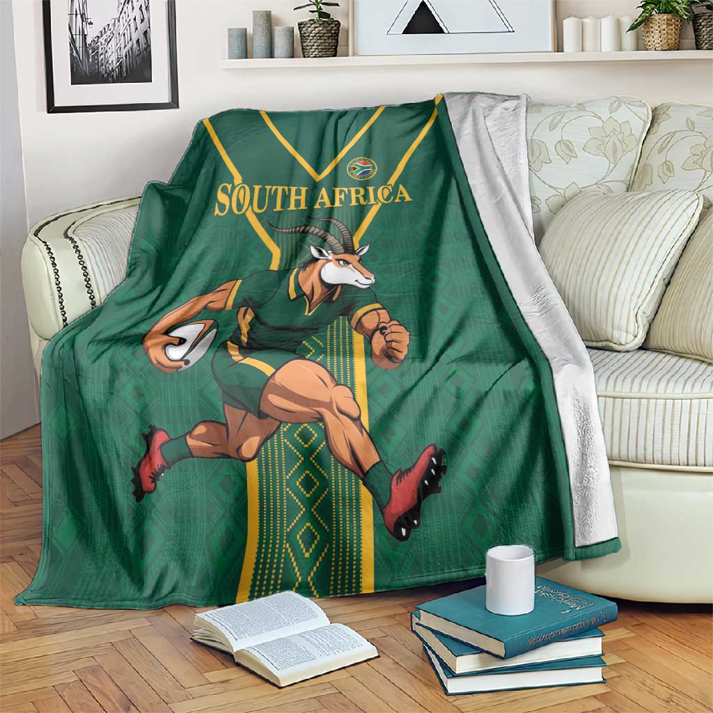 South Africa Rugby Blanket Go Springboks - African Pride