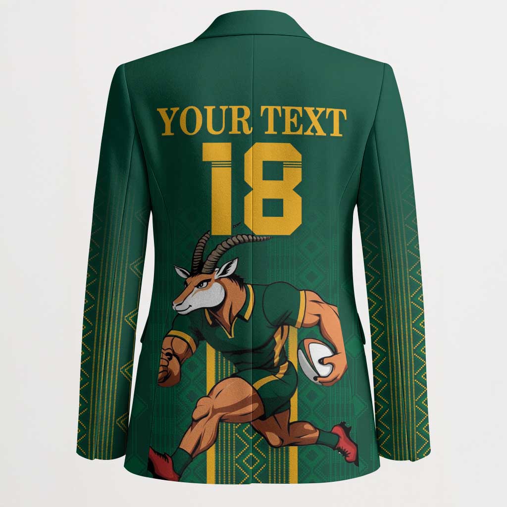 Custom South Africa Rugby Blazer Go Springboks - African Pride