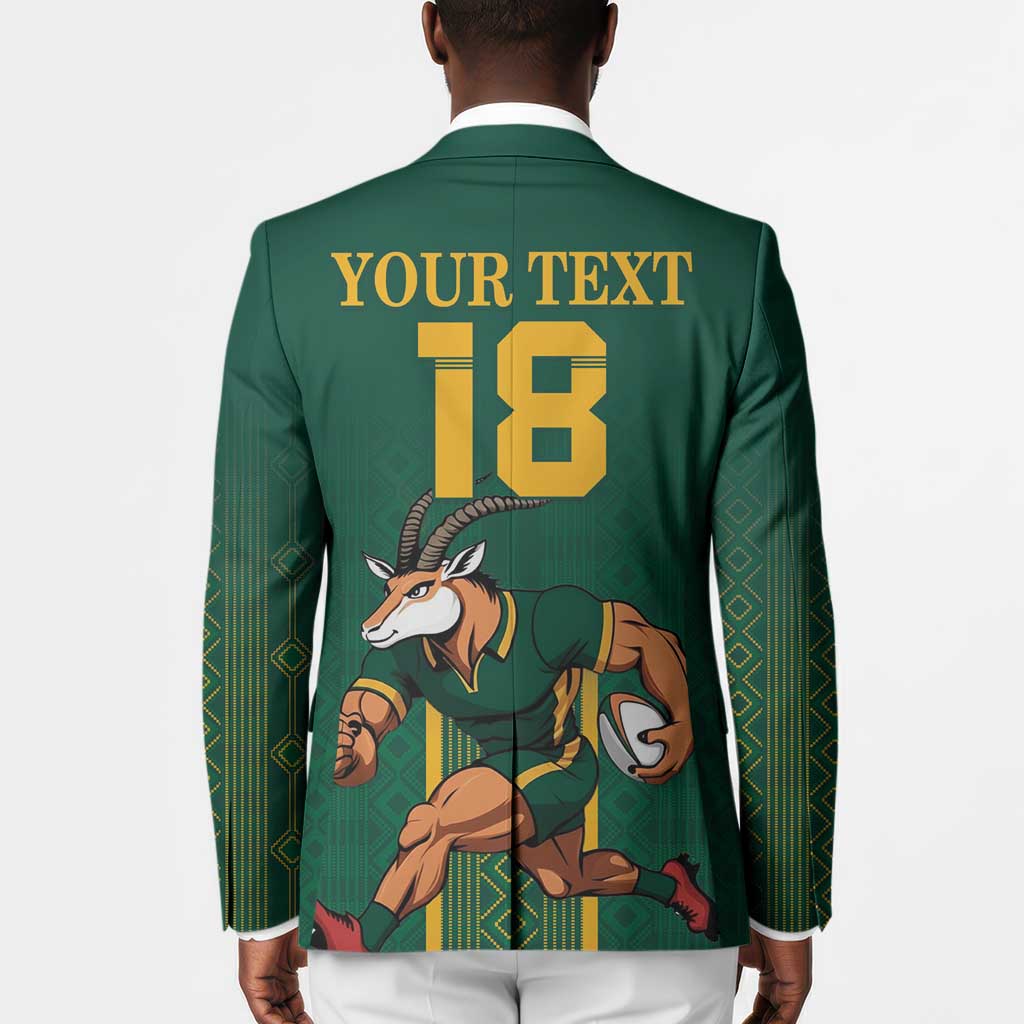 Custom South Africa Rugby Blazer Go Springboks - African Pride