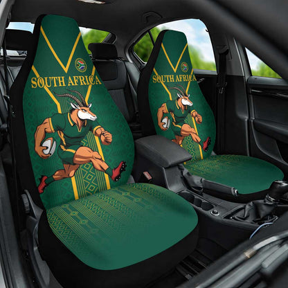 South Africa Rugby Car Seat Cover Go Springboks - African Pride