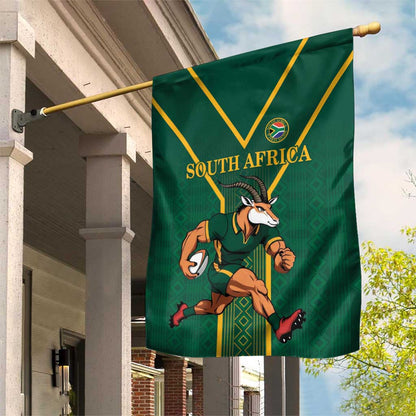 South Africa Rugby Garden Flag Go Springboks - African Pride