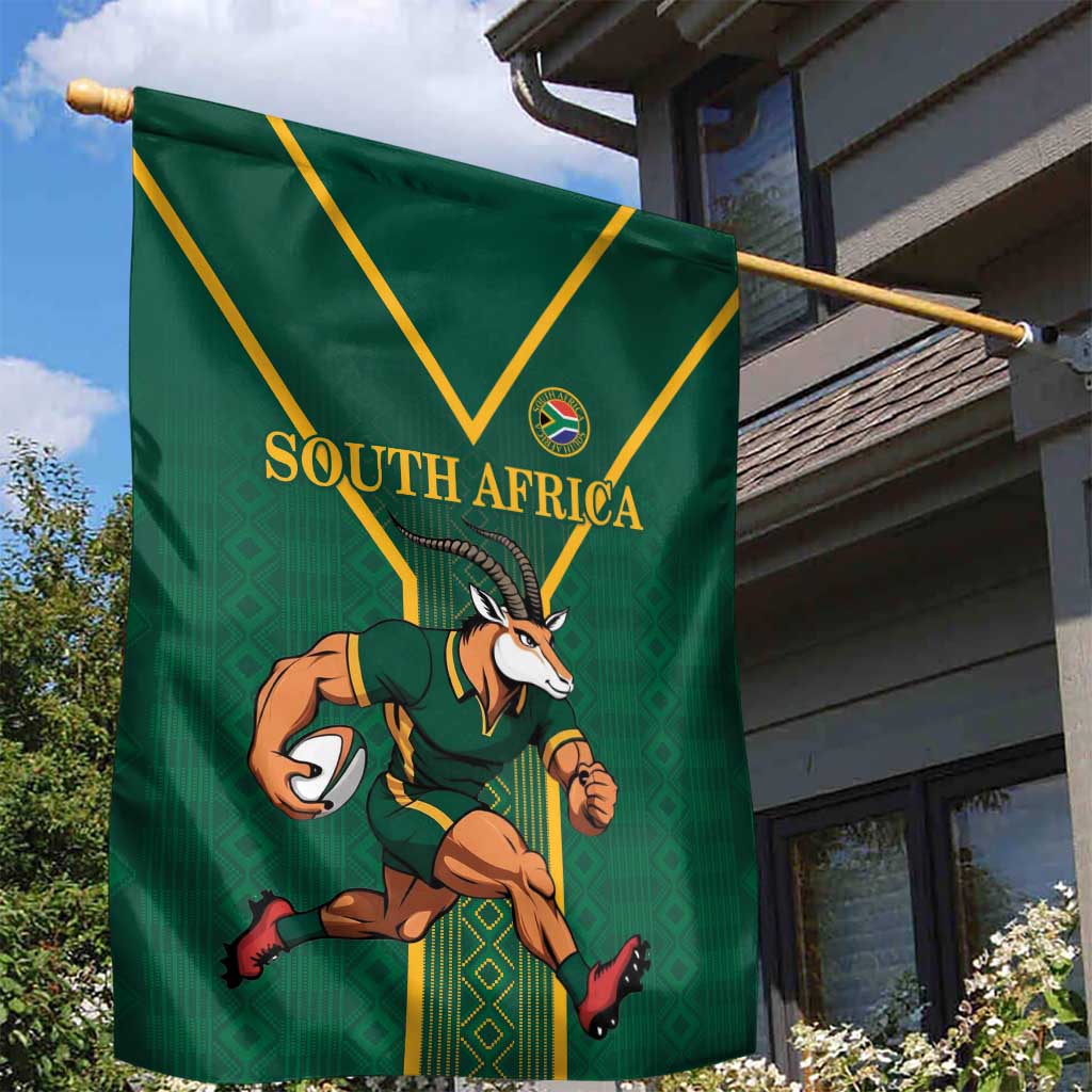 South Africa Rugby Garden Flag Go Springboks - African Pride