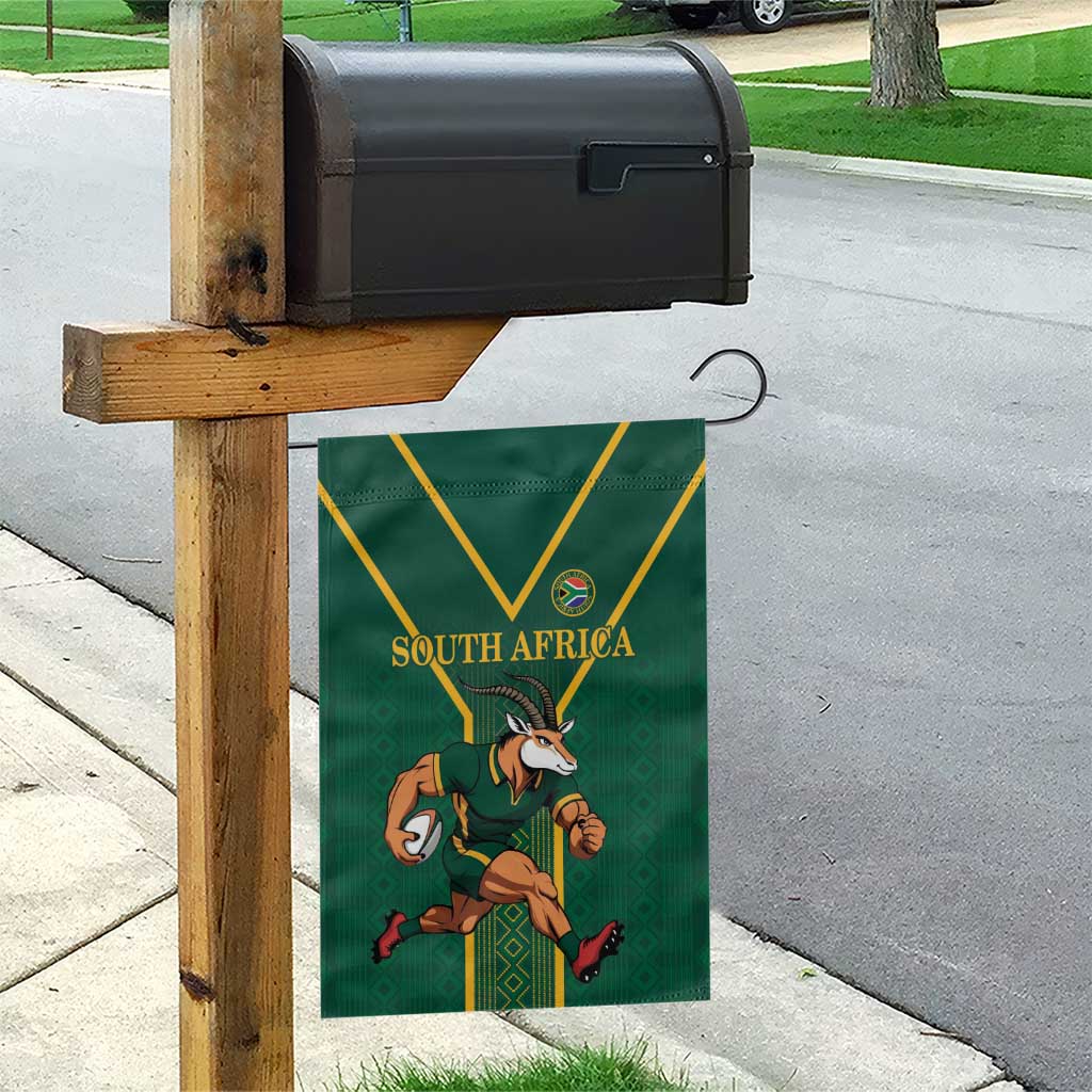 South Africa Rugby Garden Flag Go Springboks - African Pride