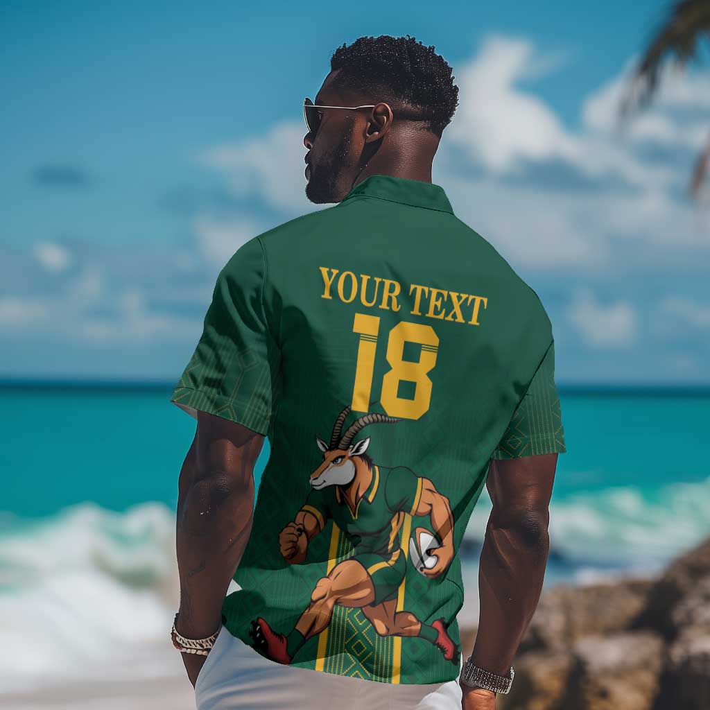 Custom South Africa Rugby Hawaiian Shirt Go Springboks LT18