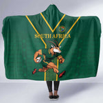 South Africa Rugby Hooded Blanket Go Springboks - African Pride